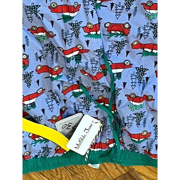 Matilda Jane Adult Christmas Lounge Pants Red Car Pajama Pants Unisex Large NWT - Picture 2 of 9